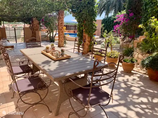 Loma Alta, casa cueva con piscina en España, Costa Blanca, La Murada - casa cueva Terraza principal