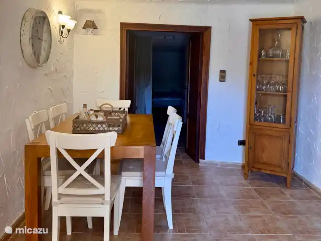 Loma Alta, casa cueva con piscina en España, Costa Blanca, La Murada - casa cueva Zona de comedor cueva