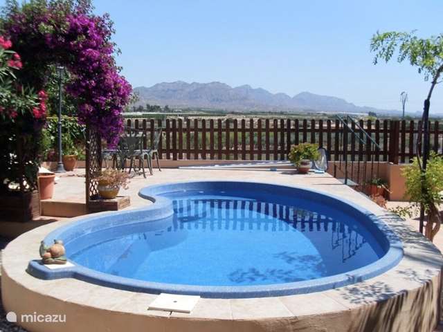 Holiday home in Spain, Costa Blanca, Benferri - cavehouse Loma Alta, cave house with swimming pool