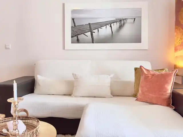 App Altea zwembad en gratis parking huren in Spanje, Costa Blanca, Altea - appartement Relaxte sofa...