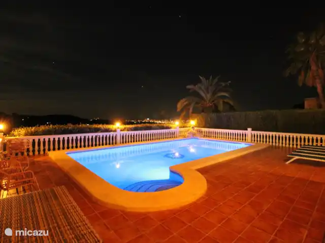 villa huren in Spanje, Costa Blanca, Calpe – Villa Ty Croeso Calpe Zwembad en terras