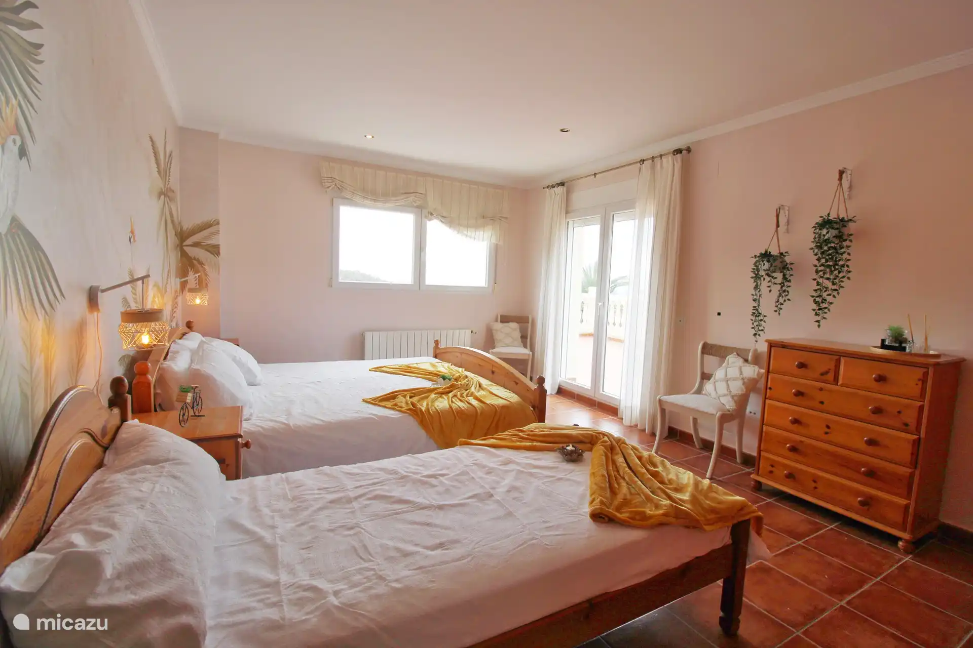 Copacabana-Schlafzimmer mit Zugang zur Terrasse