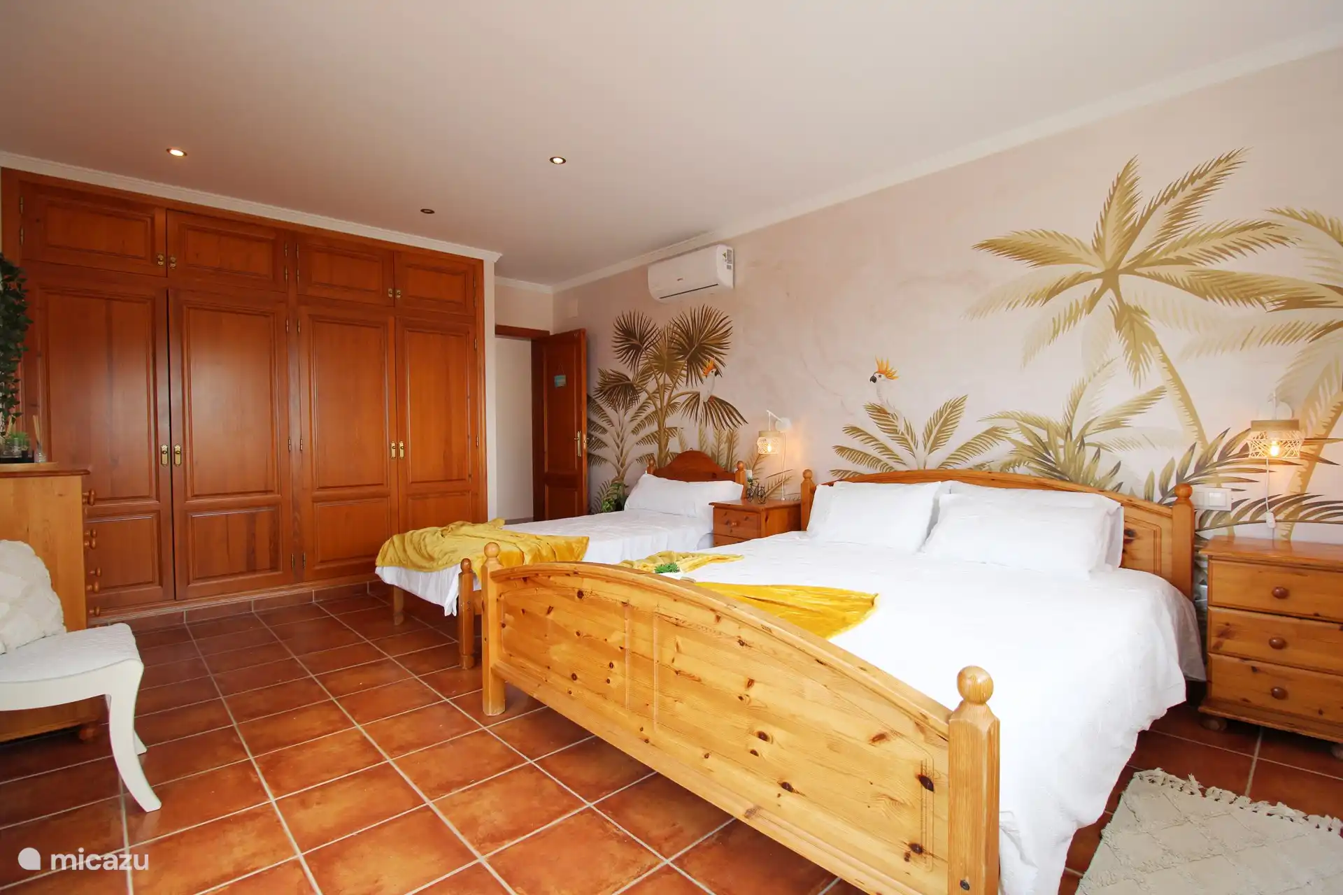 Copacabana-Schlafzimmer mit Zugang zur Terrasse