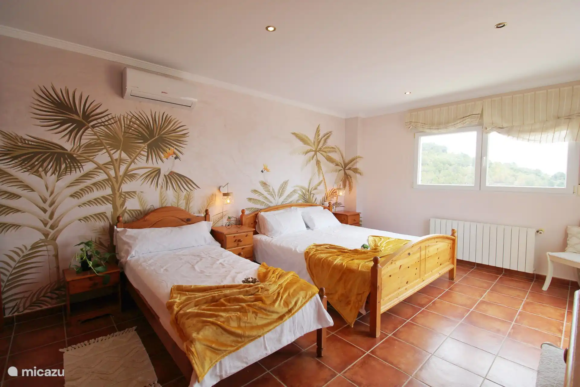 Copacabana-Schlafzimmer mit Zugang zur Terrasse