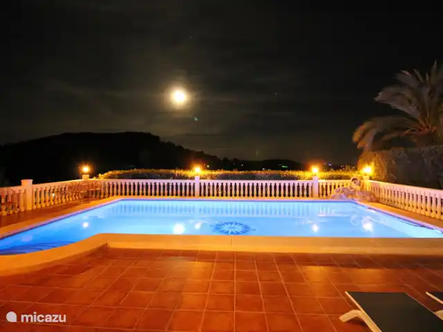 villa huren in Spanje, Costa Blanca, Calpe – Villa Ty Croeso Calpe Zwembad en terras