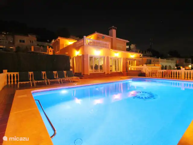 villa huren in Spanje, Costa Blanca, Calpe – Villa Ty Croeso Calpe Zwembad en terras