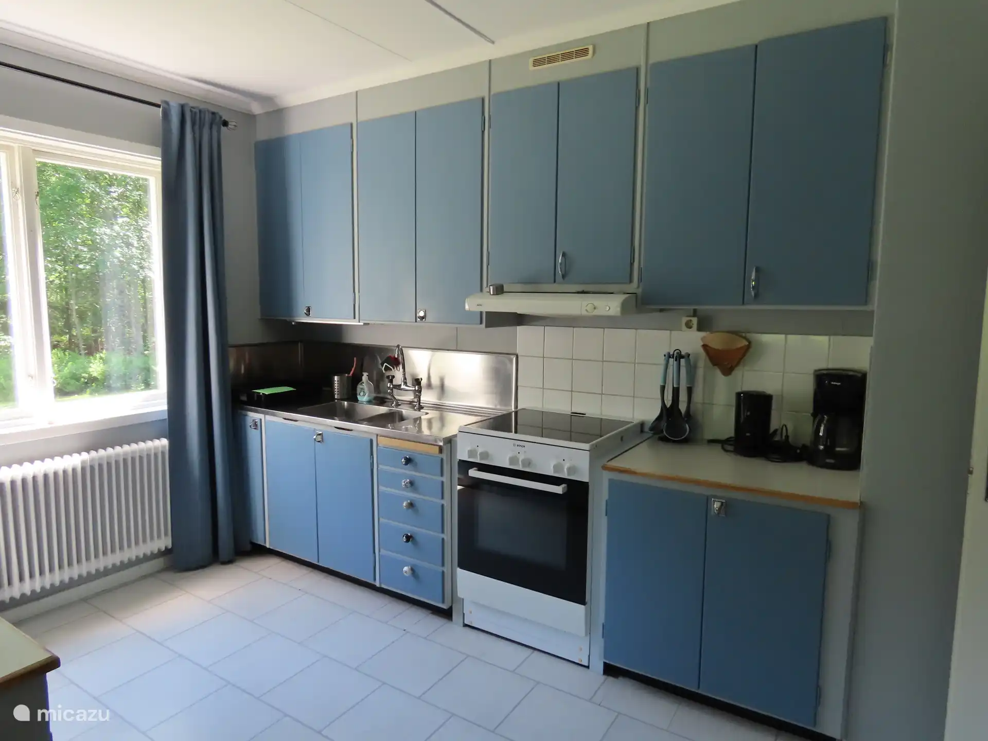 Ruime keuken op de begande grond