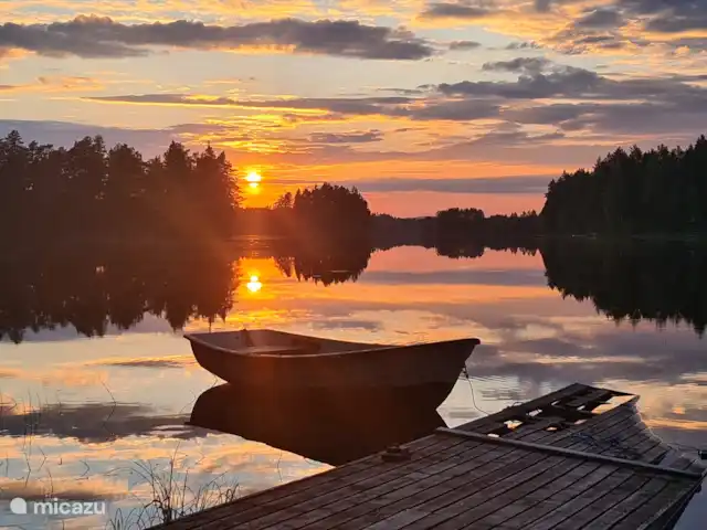 Älvsjö Anderssons en Suecia, Värmland, Lesjöfors - casa vacacional Hermosos atardeceres en los meses de verano.