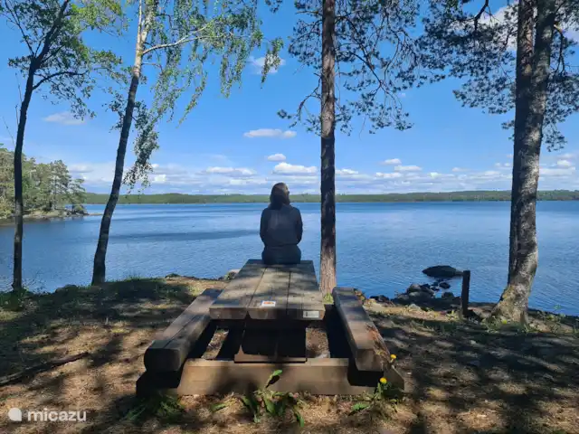 Älvsjö Anderssons en Suecia, Värmland, Lesjöfors - casa vacacional Un hermoso paseo por la reserva natural de Hogbergsfallet
