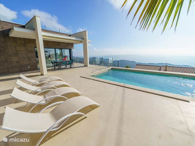 Vakantiehuis Spanje, Costa Brava, Lloret de Mar Villa Villa le Paradis (9 pers.), zeezicht