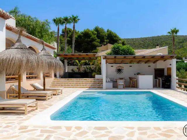 Casa Mi Joya huren in Spanje, Costa Blanca, Jávea - villa hoofdfoto : zwembad met buitenkeuken