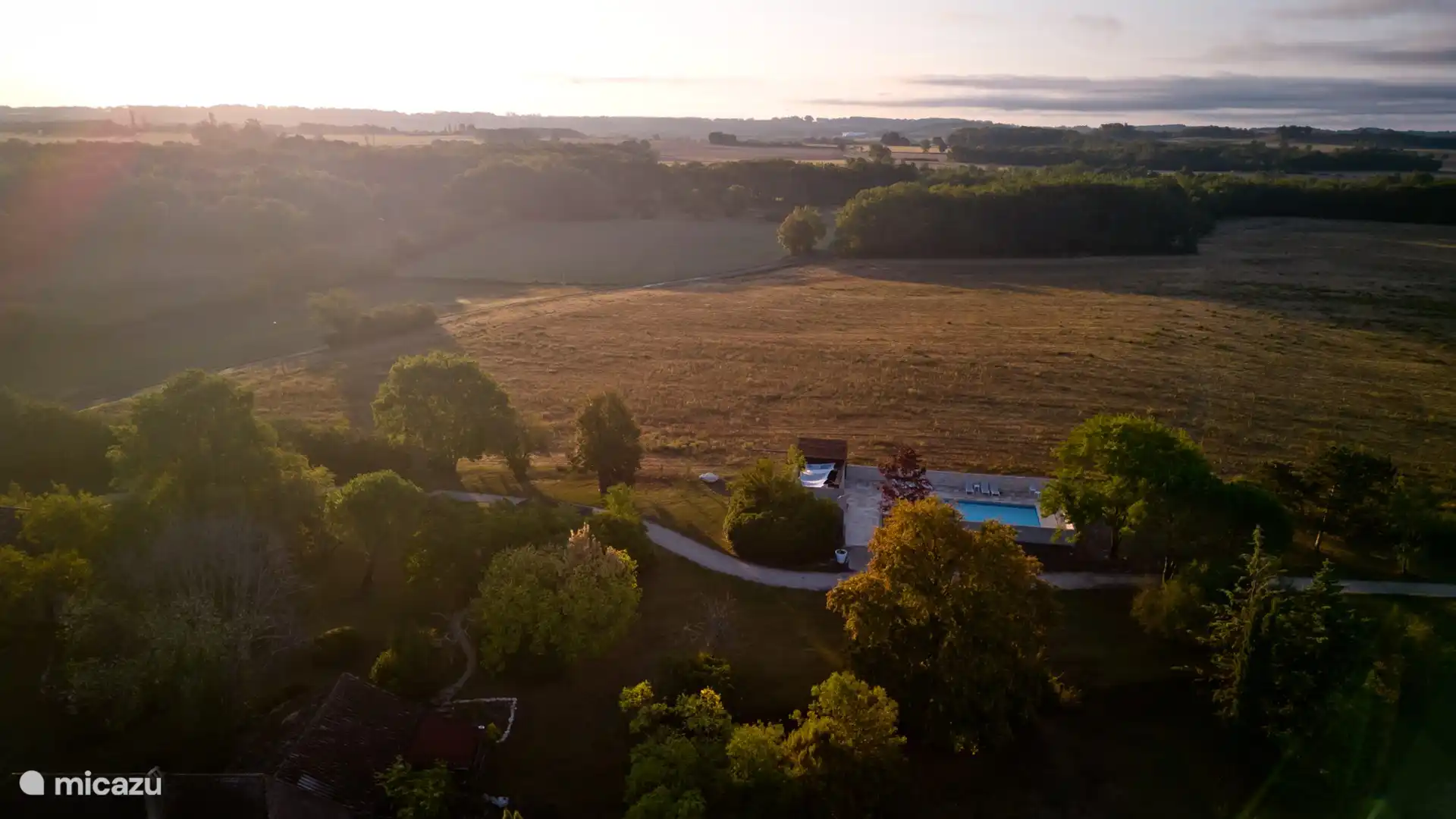 Draufsicht auf das Gelände