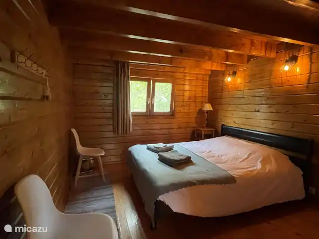 Location de Vacances Portugal, Coimbra, Covas, cabane en bois / lodge - Casa Vista Bonita La chambre principale