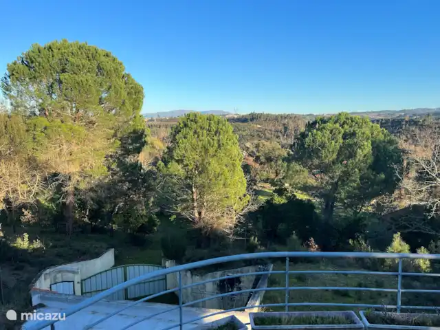 Location de Vacances Portugal, Coimbra, Covas, cabane en bois / lodge - Casa Vista Bonita Vue depuis la terrasse