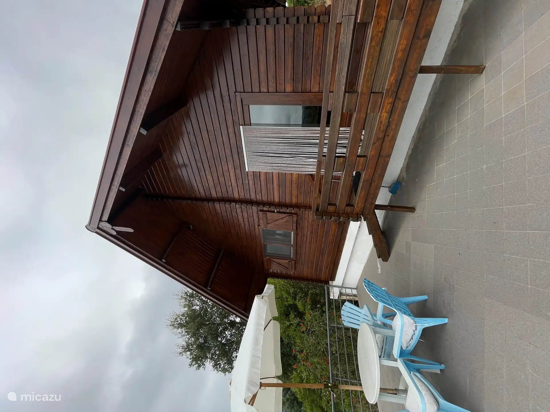 Die Rückseite des Ferienhauses