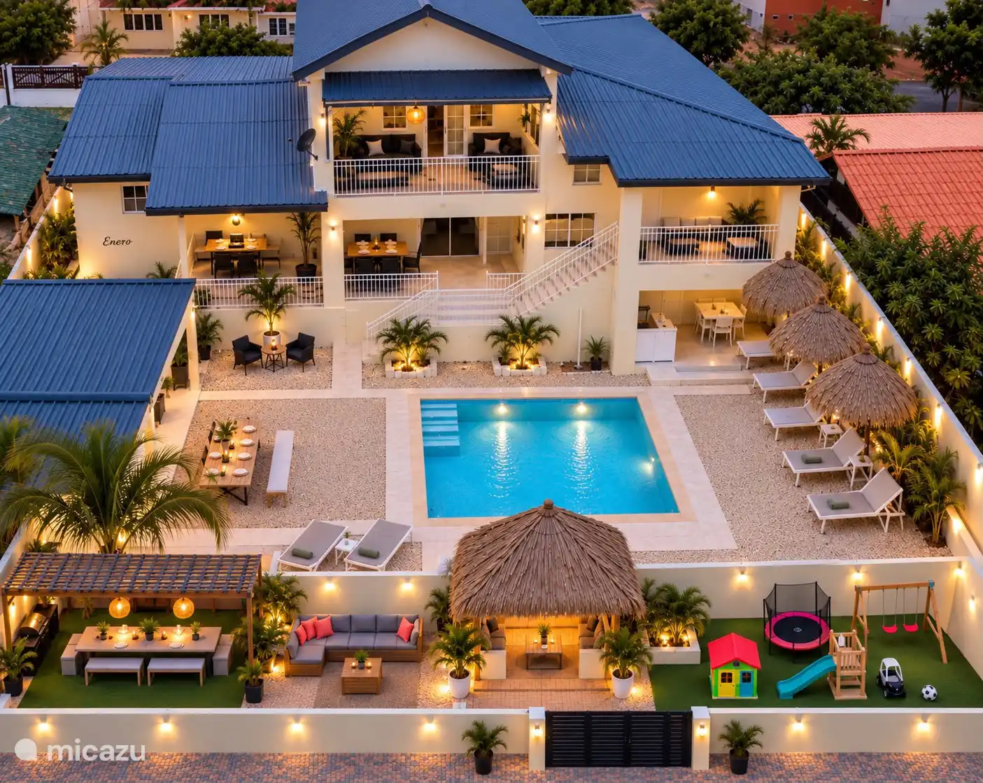 Child-friendly, Curaçao, Banda Ariba (East), Cas Grandi, terraced house 4BlessingsCuracao Villa 1