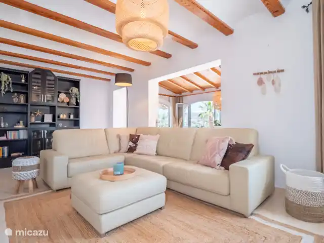 Casa Rosa en España, Costa Blanca, Benitachell - villa Sala de estar con cómoda sala de estar