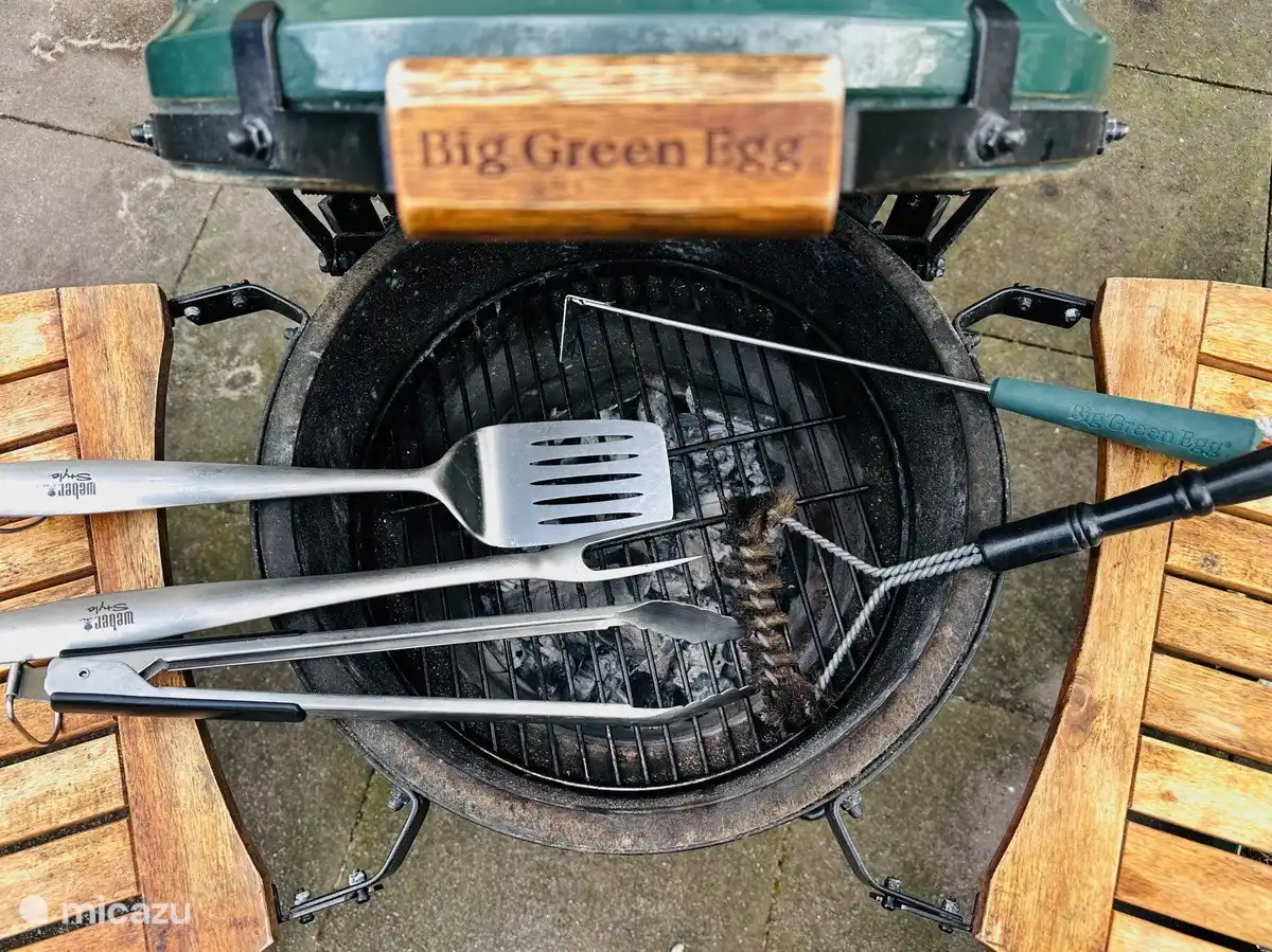 Grillen des Big Green Egg Kamado als Option