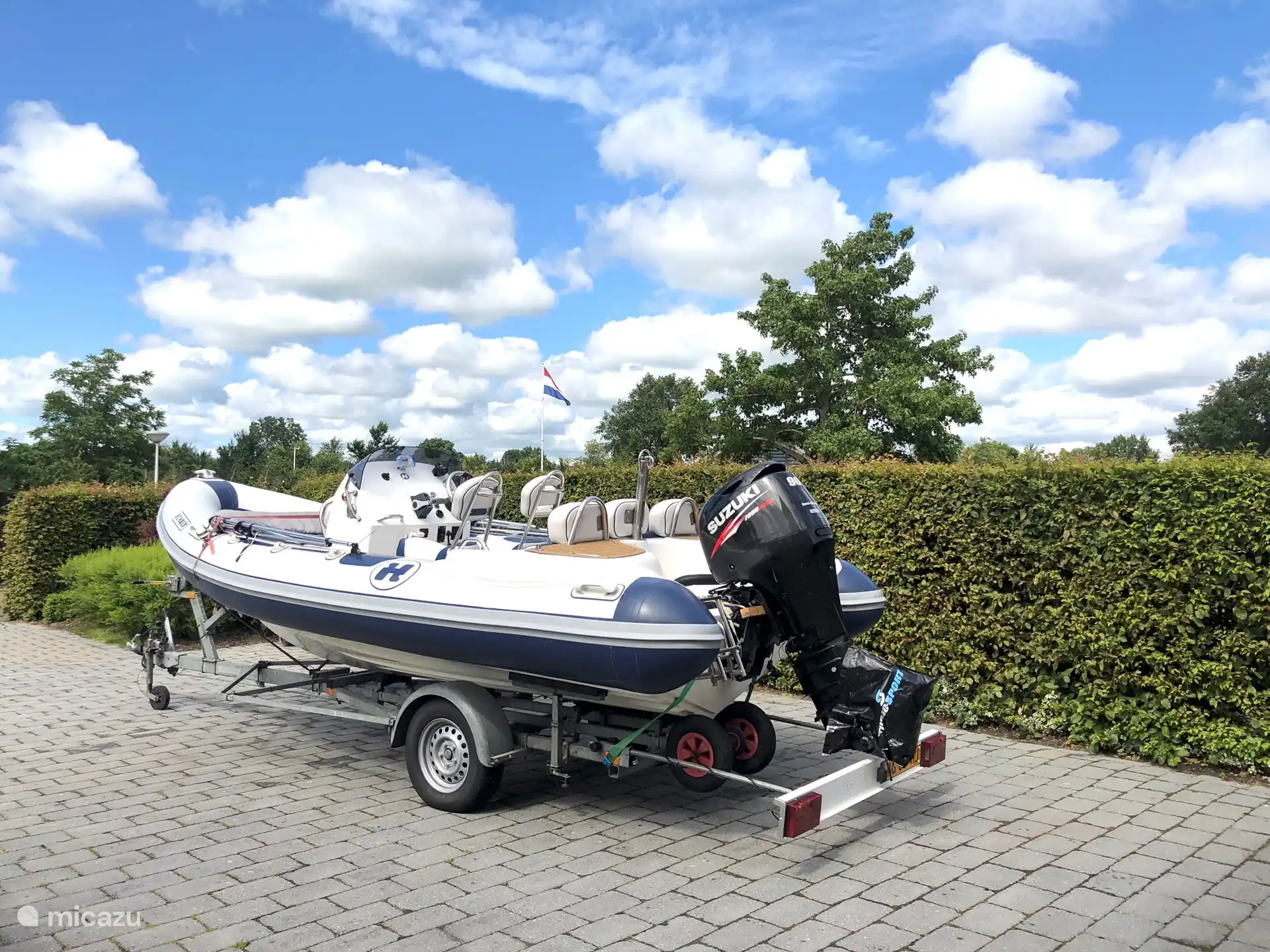 Einfahrtsställe für Bootsanhänger