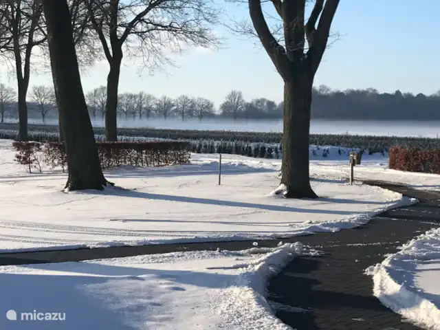 Jannahoeve huren in Nederland, Overijssel, Denekamp - boerderij Winterlandschap