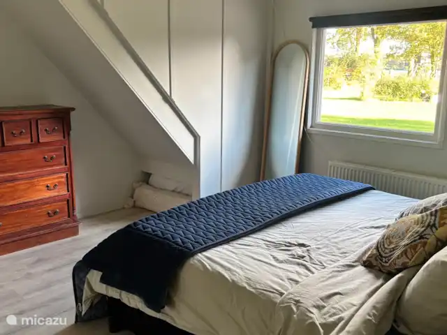 Jannahoeve huren in Nederland, Overijssel, Denekamp - boerderij Slaapkamer 1 met uitzicht op de natuur