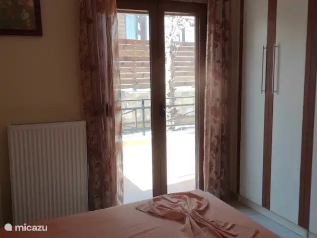 villa huren in Griekenland, Kreta, Pigi/Rethymno – Villa Stefanos, zwembad en zeezicht Slaapkamer 1