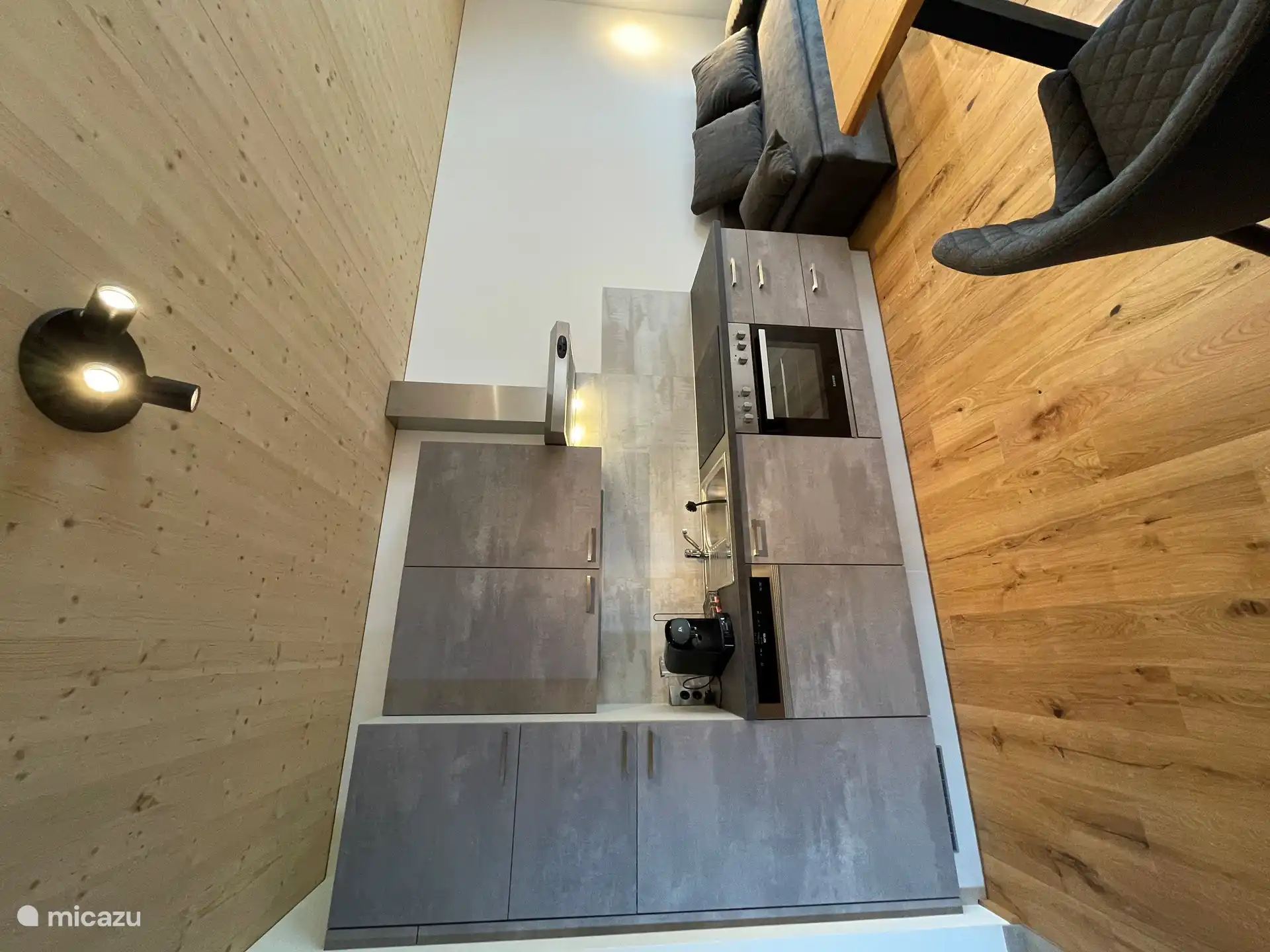 cocina bien equipada en el apartamento 