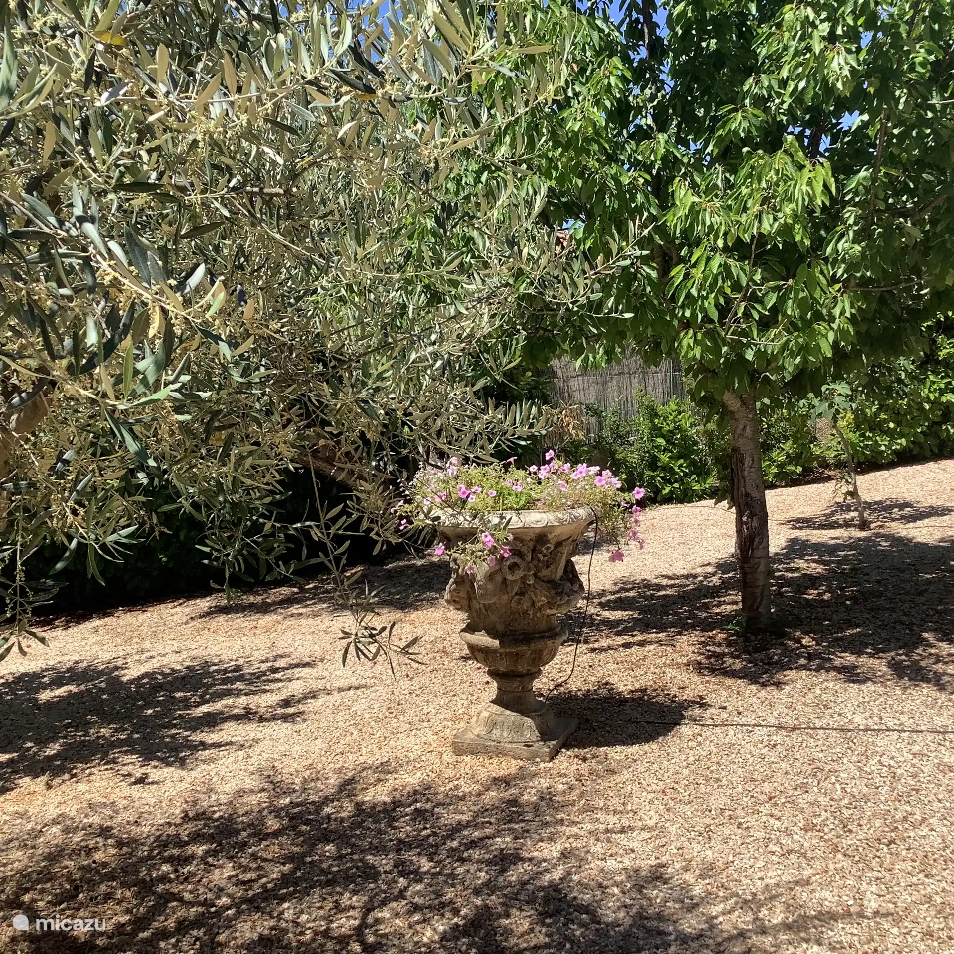 Een kleine geheime schuilplaats in de tuin