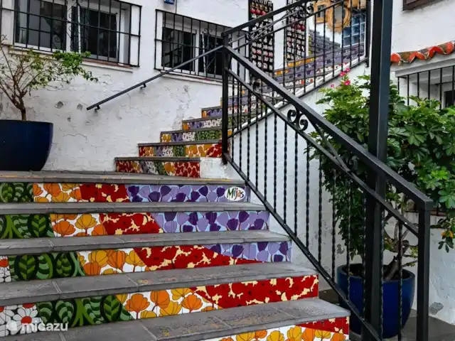 Appartement privé Alegría + piscine | Espagne, Costa del Sol, Mijas Costa - appartement Belles décorations de carreaux à Mijas Pueblo.
