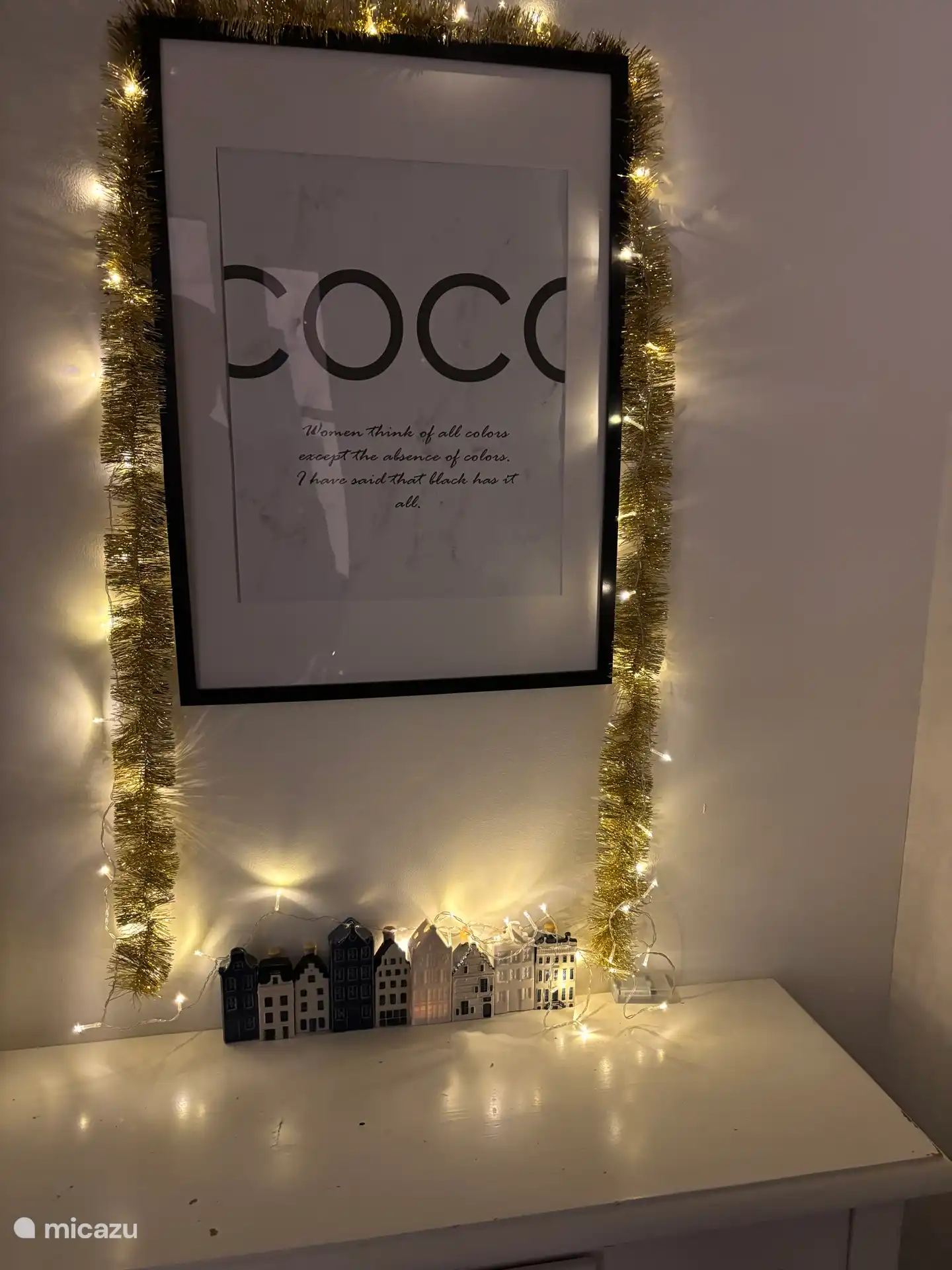 In december zorgen we voor gezellige versiering van Maison Coco en voor lichtjes binnen en buiten 