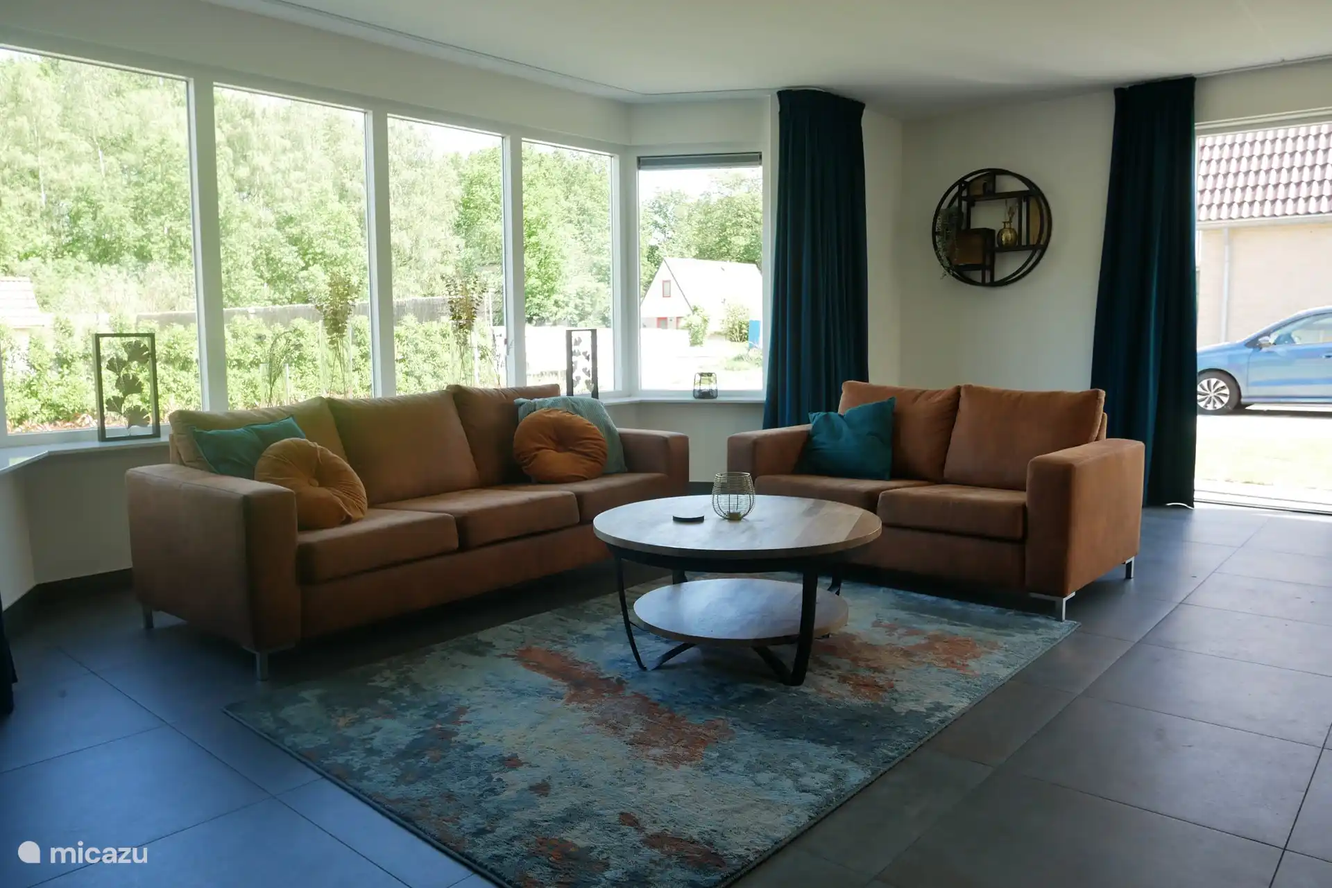 Coin salon - baie vitrée