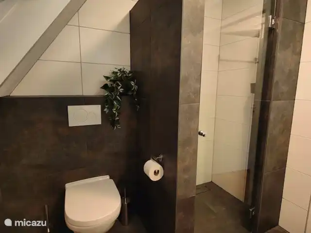 Reeënzicht huren in Nederland, Drenthe, Hoogersmilde - vakantiehuis Badkamer met inloopdouche