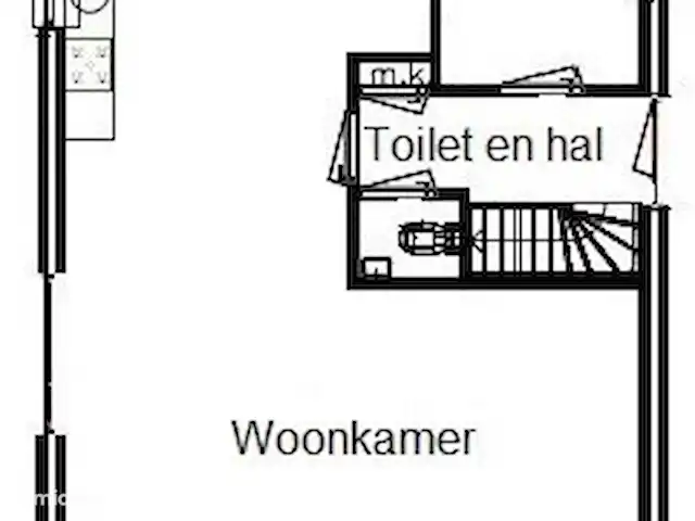 Reeënzicht huren in Nederland, Drenthe, Hoogersmilde - vakantiehuis Plattegrond begane grond
