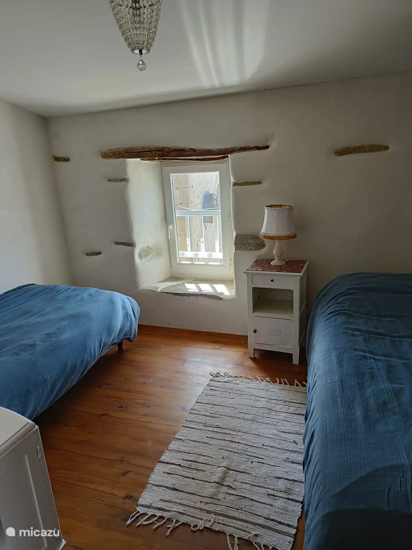 Zweites Schlafzimmer mit 2 Einzelbetten