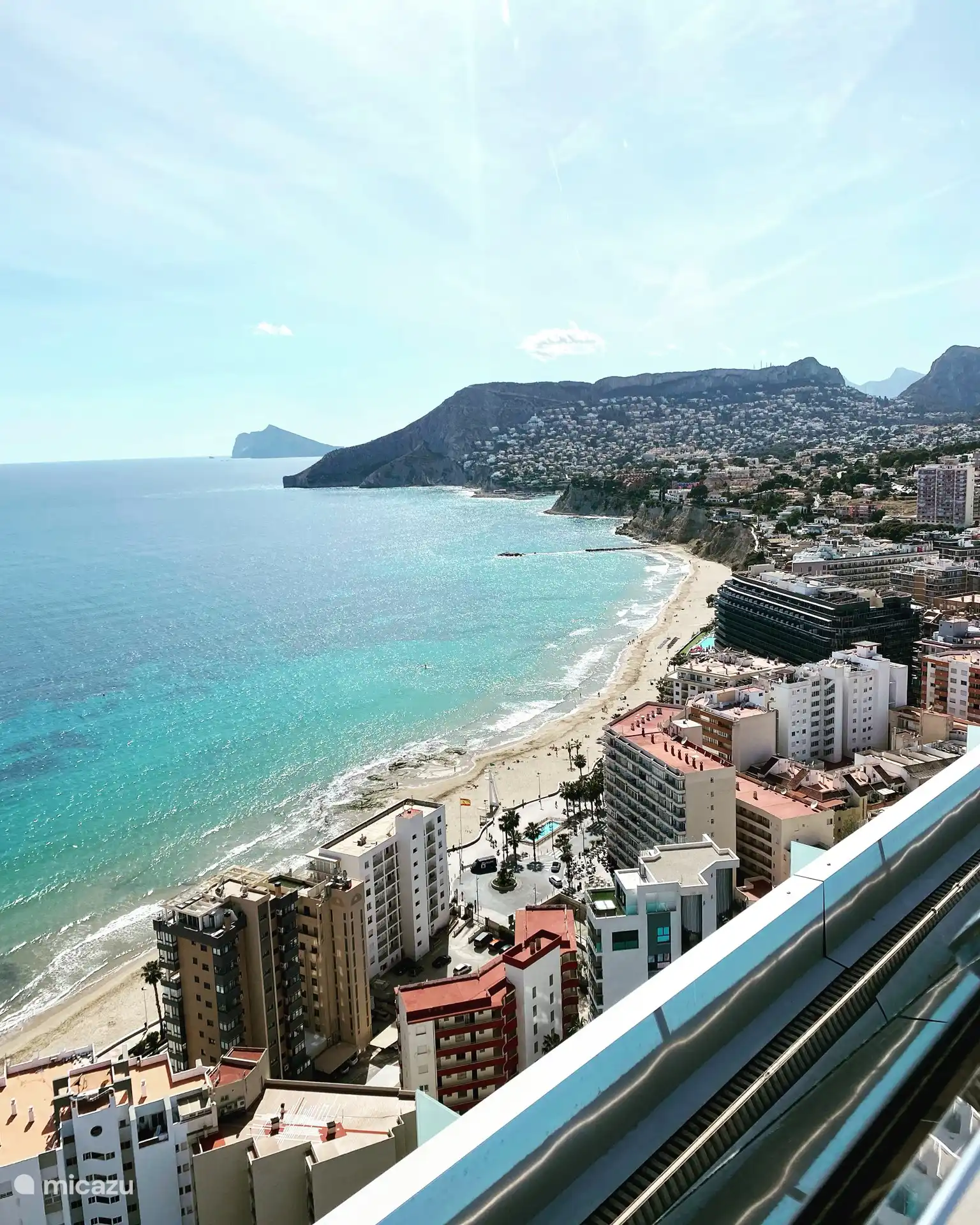 Vieuw from the sky bar 