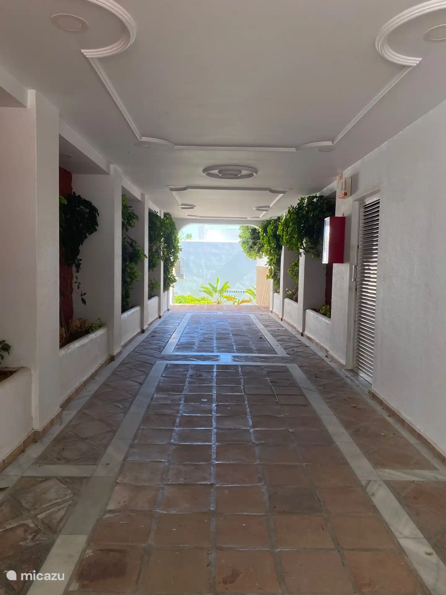 Entrance to the pool area