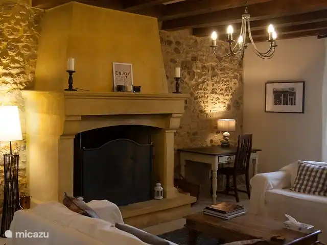 De voet op de grond huren in Frankrijk, Dordogne, Montferrand-du-Périgord - vakantiehuis Woonkamer