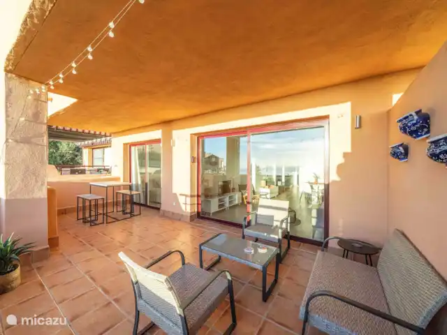 Location de Vacances Espagne, Andalousie, Calahonda, appartement - Casa Jasmina Calahonda terrasse avec vue mer