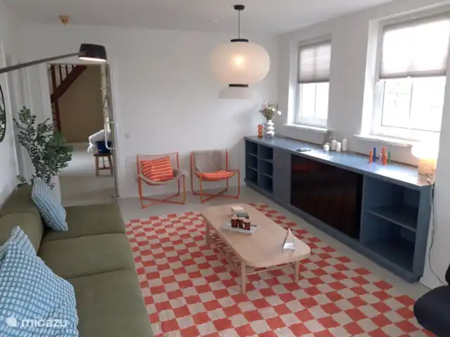 Villa Efkes Pypskoft | Pays-Bas, Frise, Lemmer - maison de vacances coin salon près de la télé