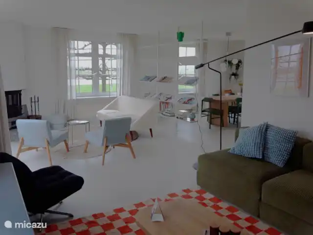 Villa Efkes Pypskoft | Pays-Bas, Frise, Lemmer - maison de vacances grand salon