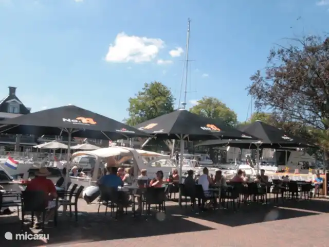 Villa Efkes Pypskoft | Pays-Bas, Frise, Lemmer - maison de vacances prendre une terrasse à Lemmer