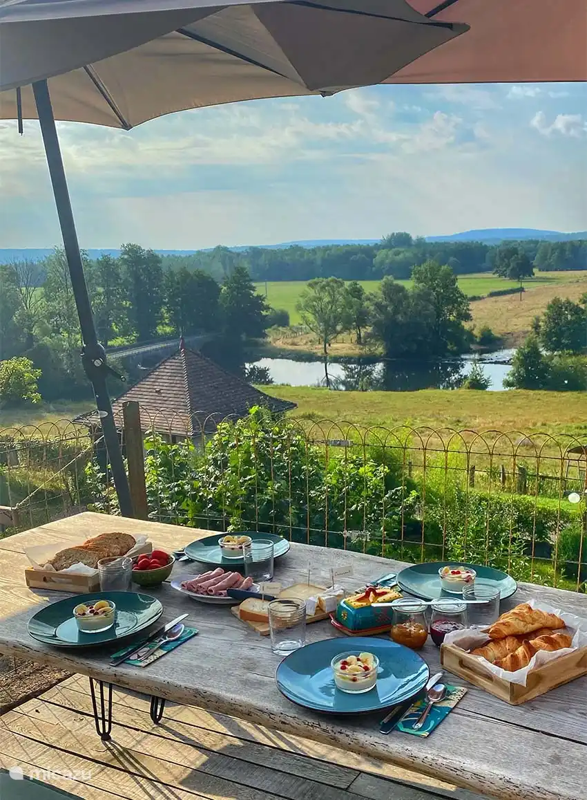Frühstück mit Aussicht