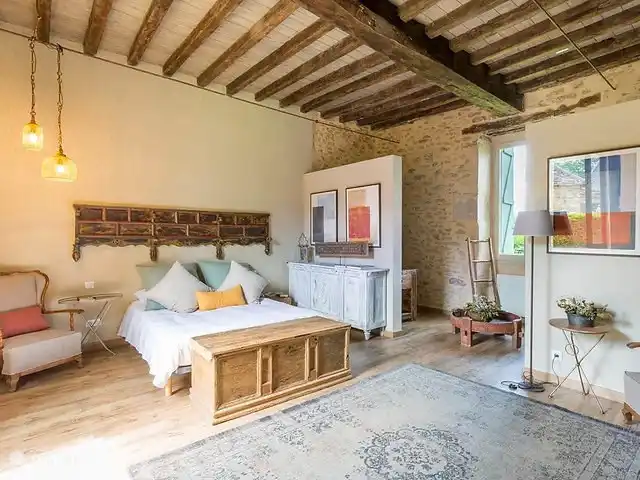 Le Vezou | France, Dordogne, Paunat - maison de vacances Chambre double