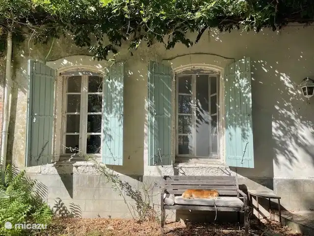 voorkant van het huis
