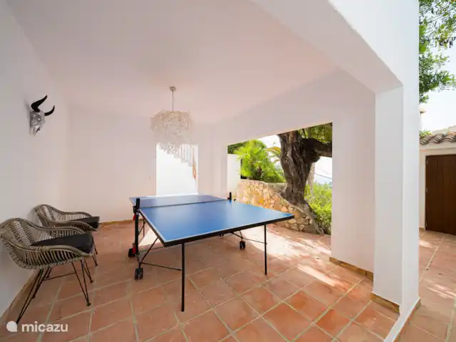 NOUVEAU! Casa Llobarro belle vue sur la mer | Espagne, Costa Blanca, Benissa - villa Terrasse de ping-pong couverte