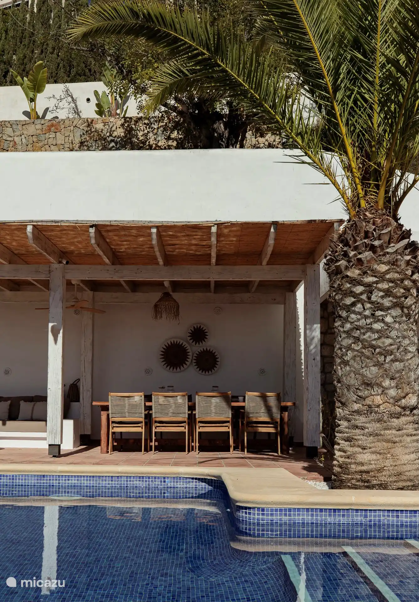Table à manger intérieure pour 8 personnes