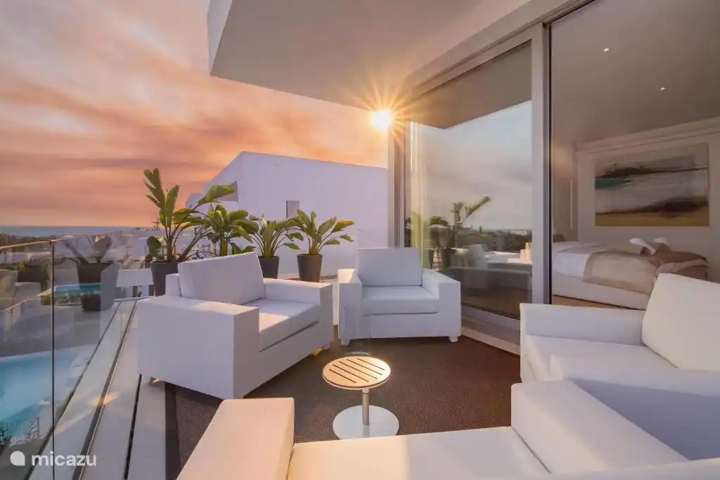 Balkon im Hauptschlafzimmer