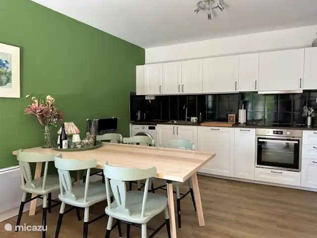 Village Le Chat 155 huren in Frankrijk, Charente, Écuras - vakantiehuis Village le Chat 155 - open keuken inclusief keramische kookplaat, oven, wasmachine, Nespresso apparaat.