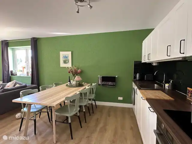 Village Le Chat 155 huren in Frankrijk, Charente, Écuras - vakantiehuis Village le Chat 155 - open keuken inclusief keramische kookplaat, oven, wasmachine, Nespresso apparaat.