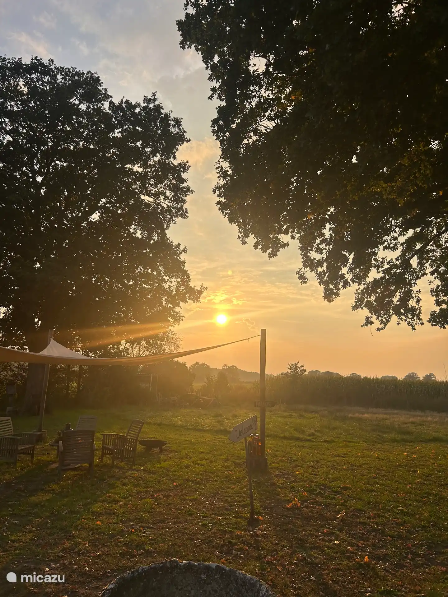 Quelle belle vue infinie sur les champs et quel silence, nous entendons cela chaque semaine de la part de nos invités
